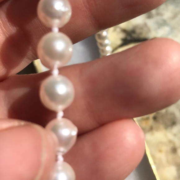 Japanese Akoya Pearl Necklace 20.5 length - Picture 5 of 8